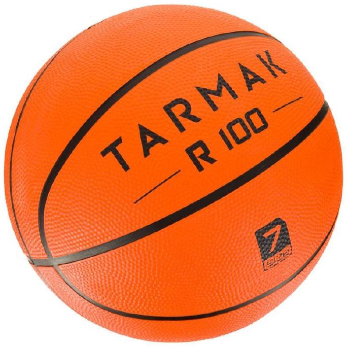 2407G Bola Basket Original Tarmak 100 Size 7 - Orange Buy