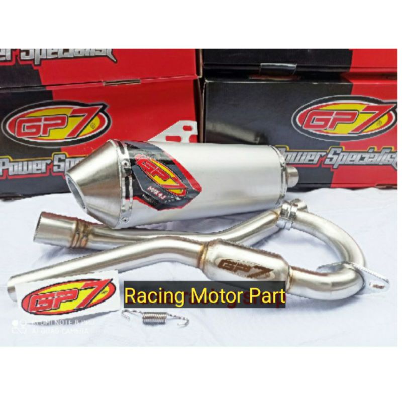 Knalpot GP7 MAX 4.1 KLX 150 CRF 150 WR 155 DTracker 150 Fullsystem jaminan Original GP7