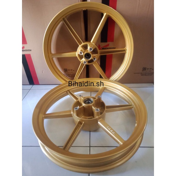 velg v rossi derik new 215/250 ring 17 lubang 4 palang 6 ninja rr/zx/krr/r/ss 150