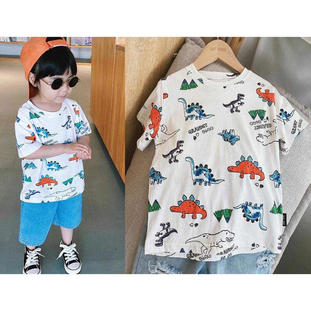 BAJU ANAK LAKI LAKI KAOS ANAK TSHIRT ANAK LENGAN PENDEK DINO MS