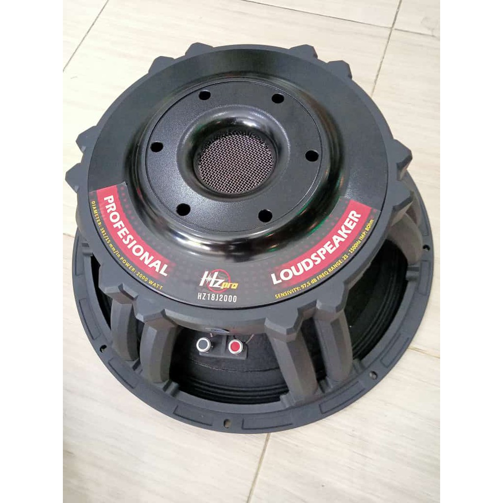 SPEAKER HZ PRO 18" HZ18J2000 spiker hzpro hz 18J 2000 speaker HZ Pro 18 inch
