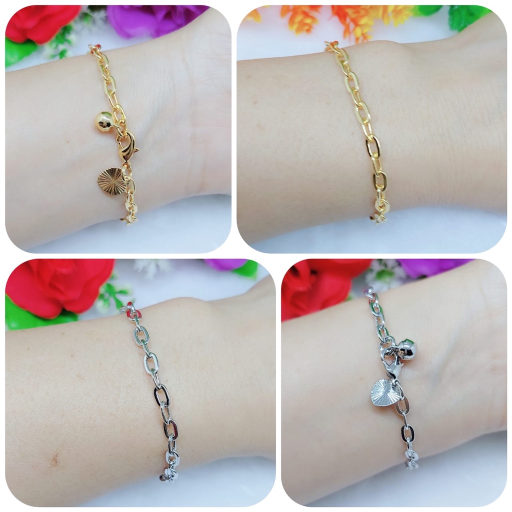 Gelang xuping lapis emas perhiasan fashion 0393.0394