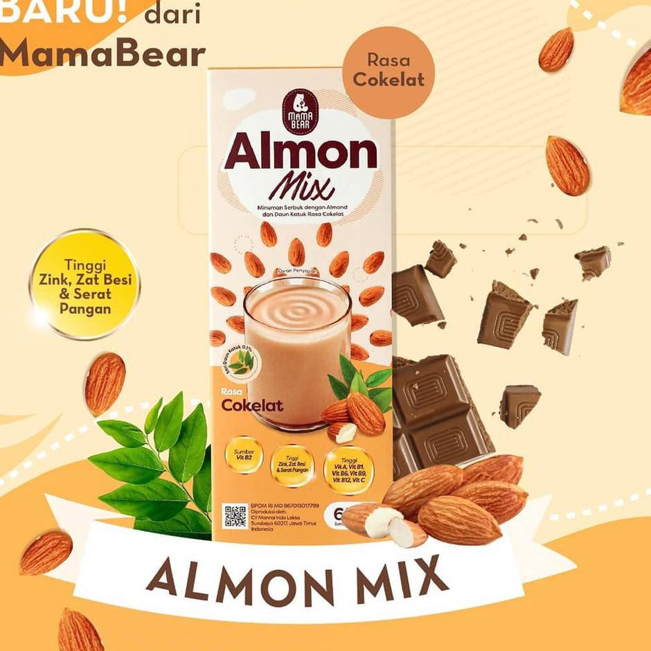 

8Z MAMA BEAR ALMOND MIX/ MINUMAN ALMOND 8Z Ready Stock￣