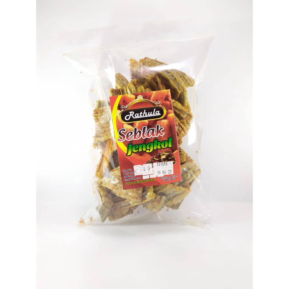 

kotakoi_mart Kerupuk Seblak Jengkol Pedas Asin 110 gram