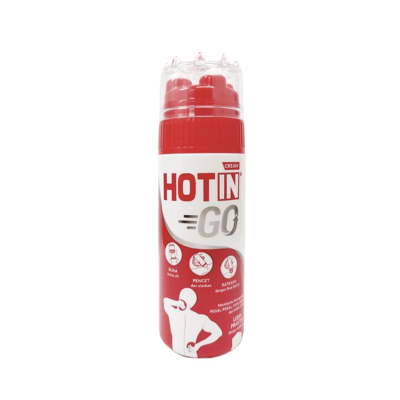 ASLI Hot In HOTIN GO Cream 100 Gram dengan Roll On dan Alat Pijat Strong Original VITAMIN KU