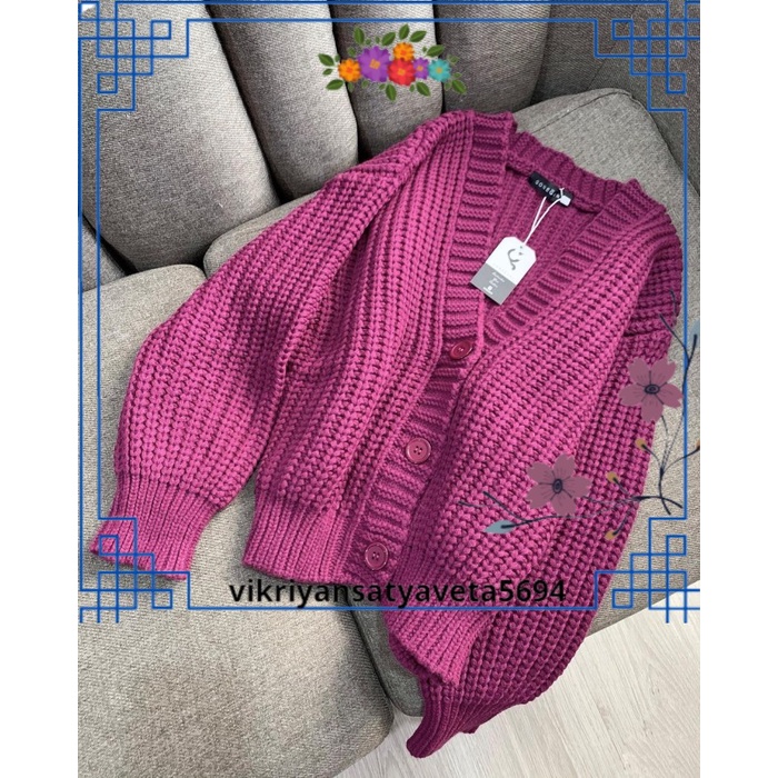 Aera Cardigan - magenta