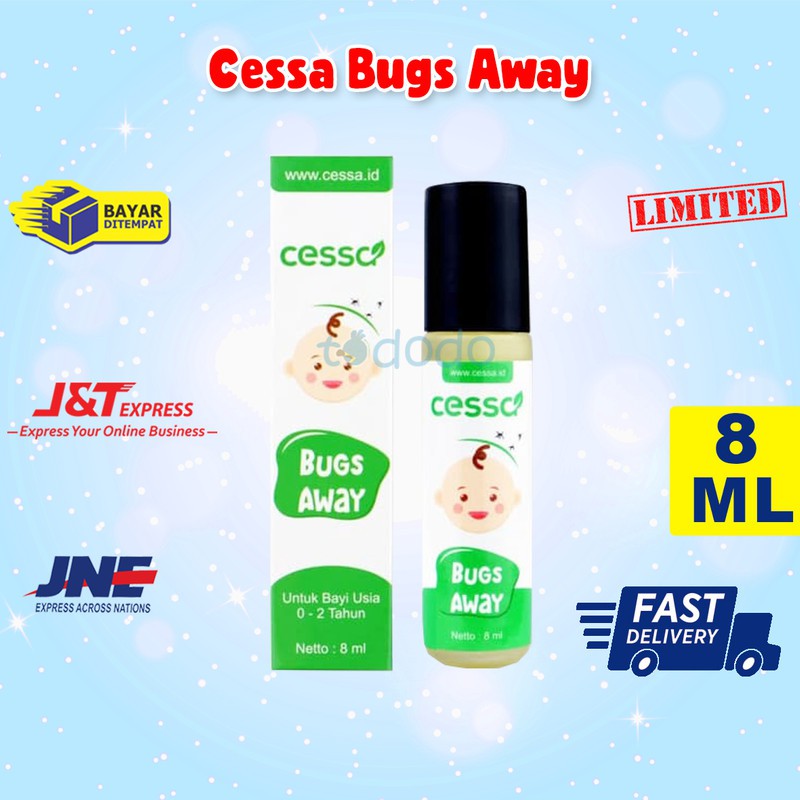 Cessa Itchy Away 8ml - Essential Oil untuk Mengusir Nyamuk