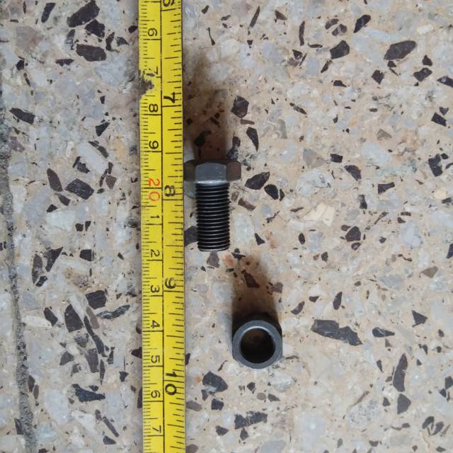 Baut mur baja UNF 7/16 x 1 inch