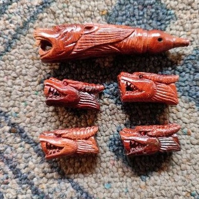 liontin/kepala tasbih berbagai macam kayu