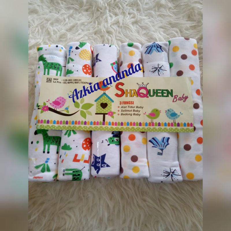 bedong baby shaqueen(6pcs)