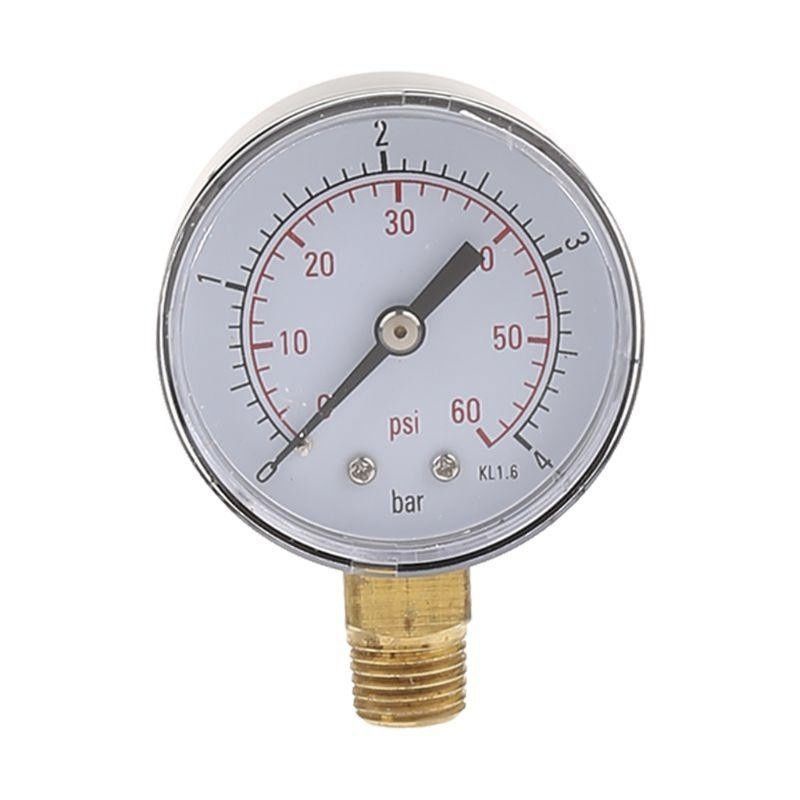 0-60 PSI Mini Pressure Gauge Pool Spa Filter Water Pressure Measuring