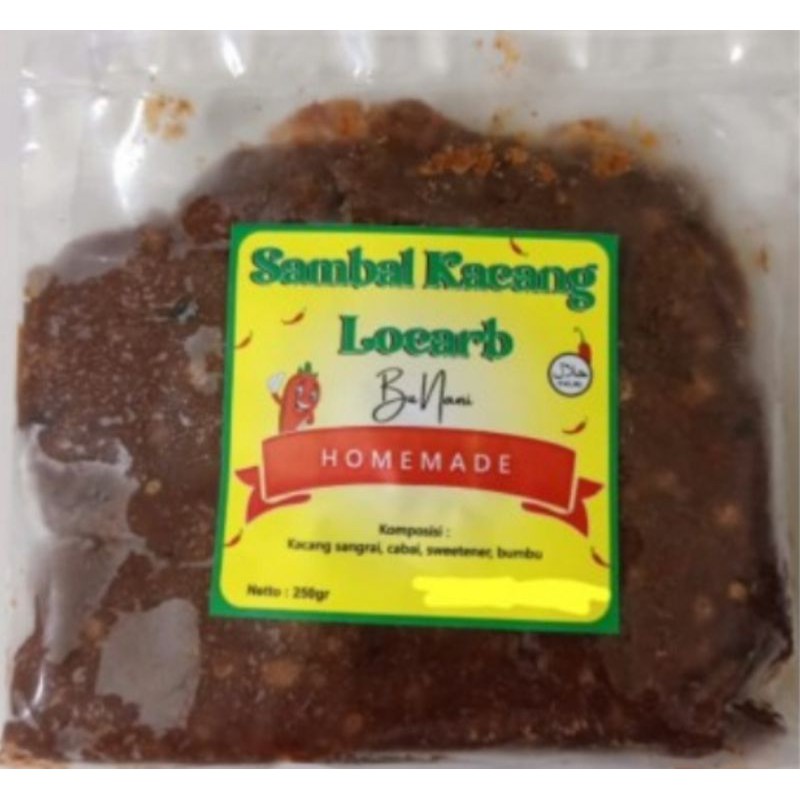 

Sambal pecel kacang low carb bebas gula