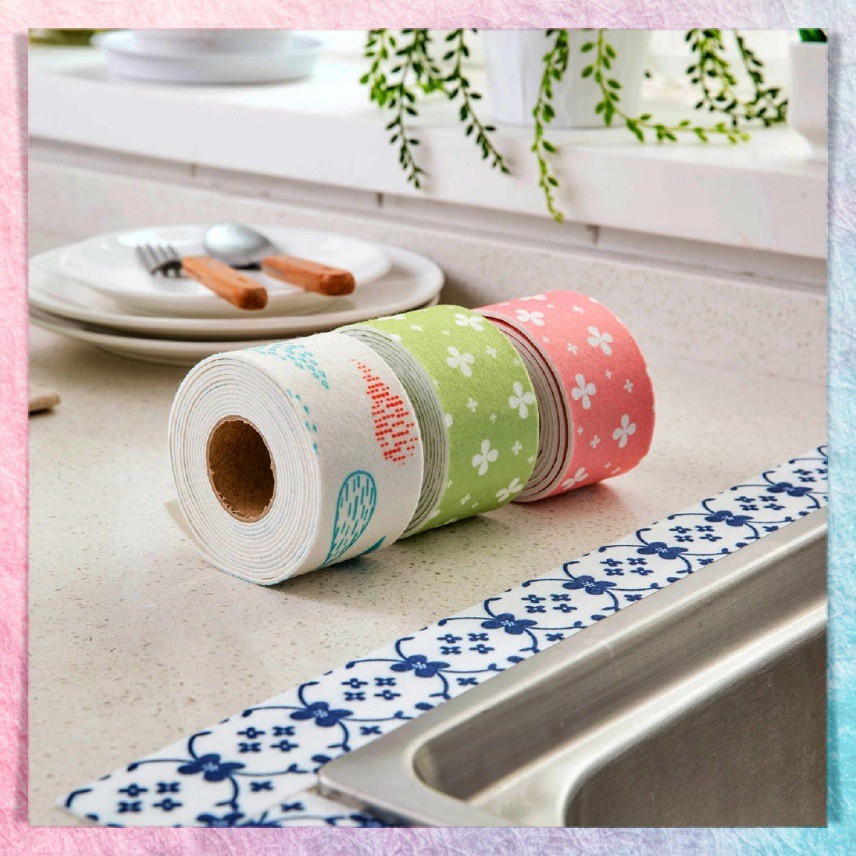 Roll Stiker Kain Penyerap Air | Tempelan Dapur Wastafel Kloset Basin Kitchen Sink