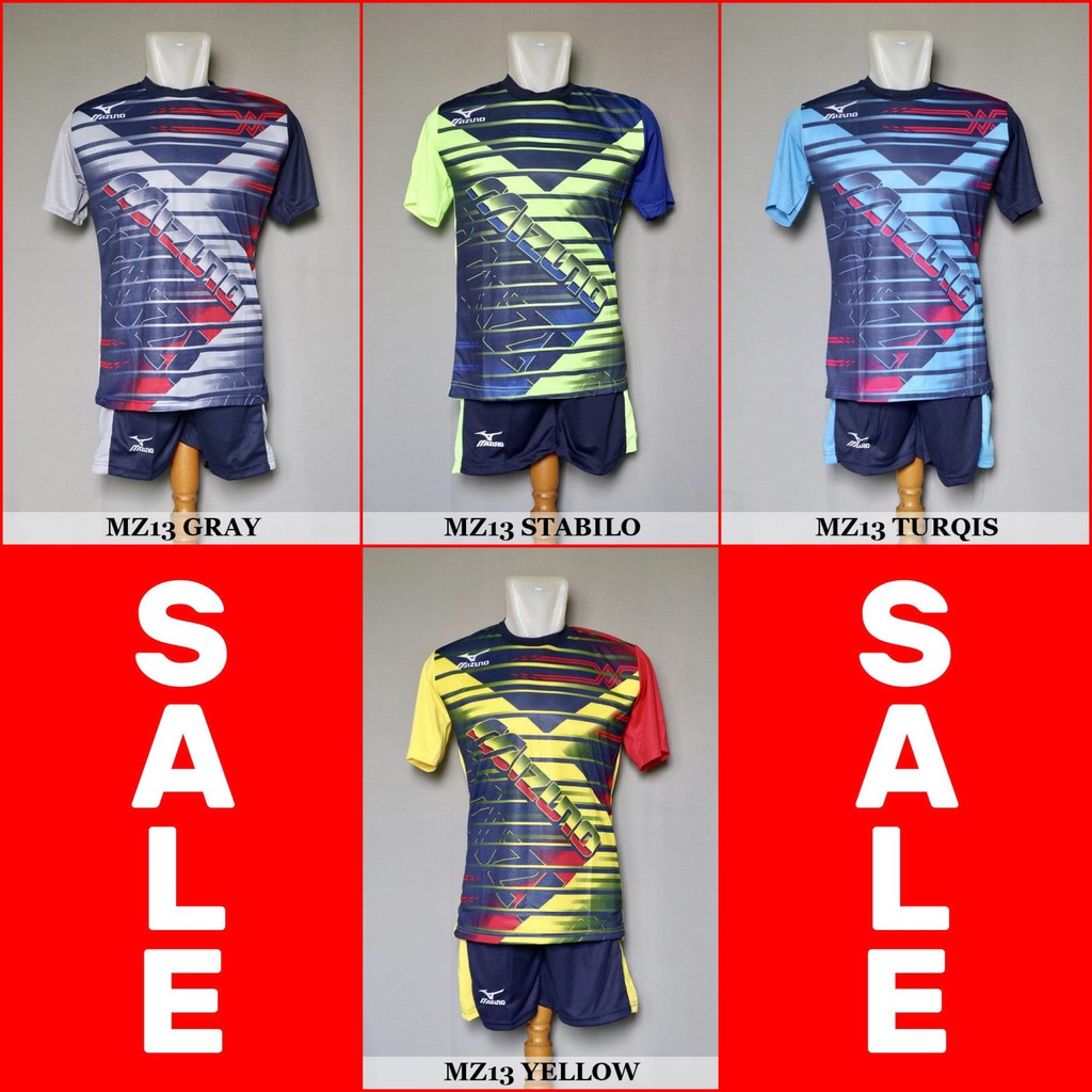 Setelan Voli  Volly Volley MZ13 Baju Kaos Jersey Celana  