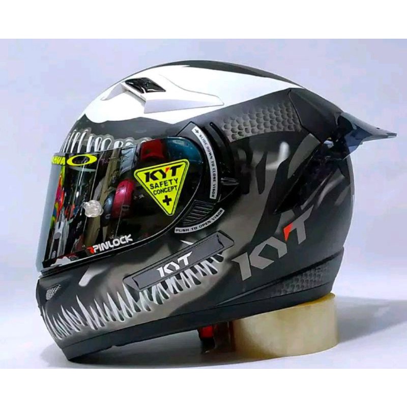 HELM KYT K2 RIDER VENOM PAKET GANTENG ORIGINAL