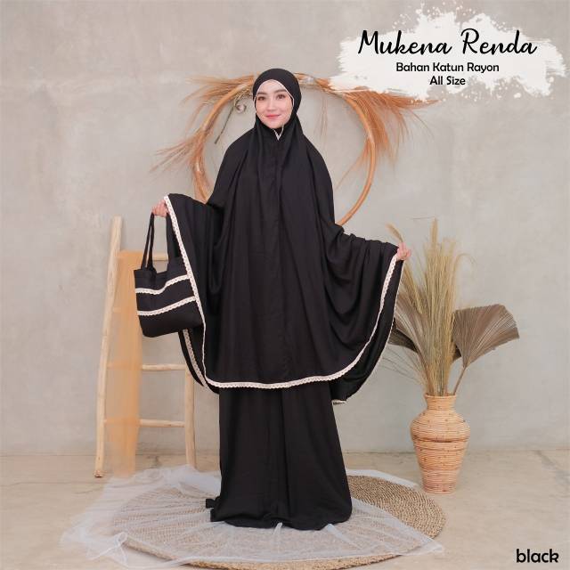 TERMURAHH!!!! MUKENA DEWASA RENDA KATUN RAYON BEST SELLER - BAHAN KATUN RAYON