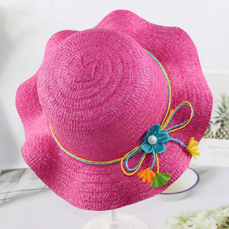 Topi Pantai Anak Jerami  Import T53