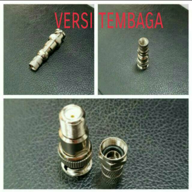 Bnc camera cctv original taiwan draft tebal /  colokan cctv jack bnc bagus original taiwan