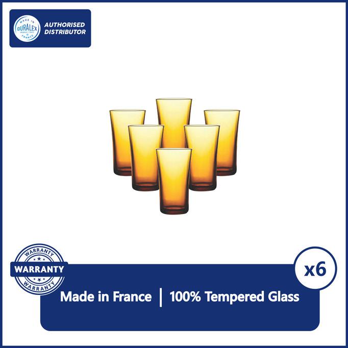 Mudah Duralex Gelas Tumbler Amber 28 Cl/280 Ml (Isi 6 Pc) Promo