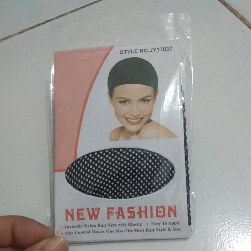 wig net/ wig cap /jaring rambut hair net hitam