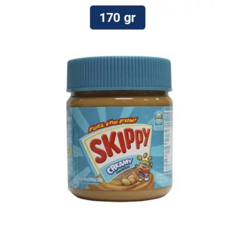 

skippy selai rasa kacang 170 gram skyppy original