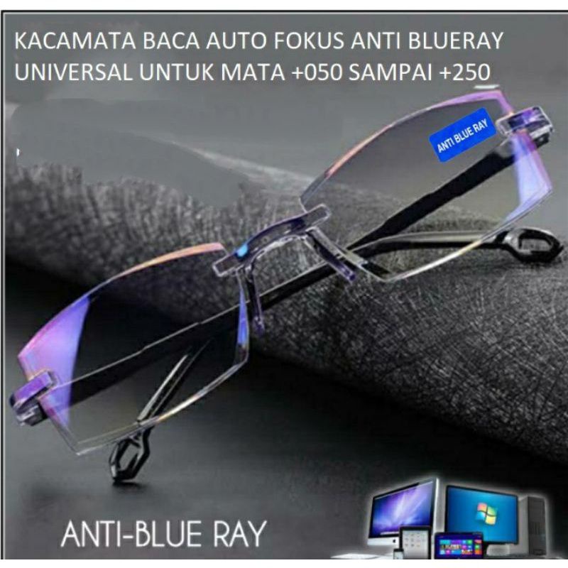 KACAMATA BACA AUTOFOKUS ANTI BLUE RAY 525