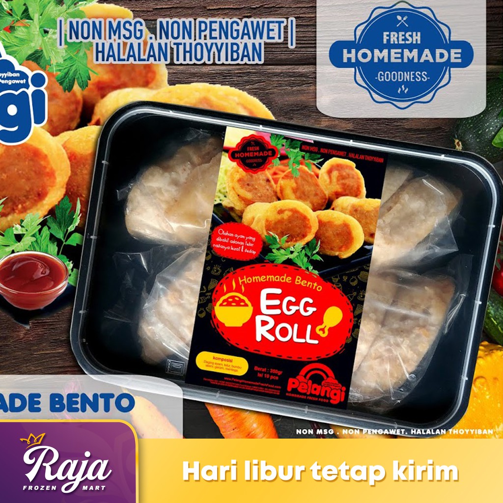 

Pelangi Bento Egg Roll isi 10 / Makanan Beku / Frozen Food / Makanan Jepang