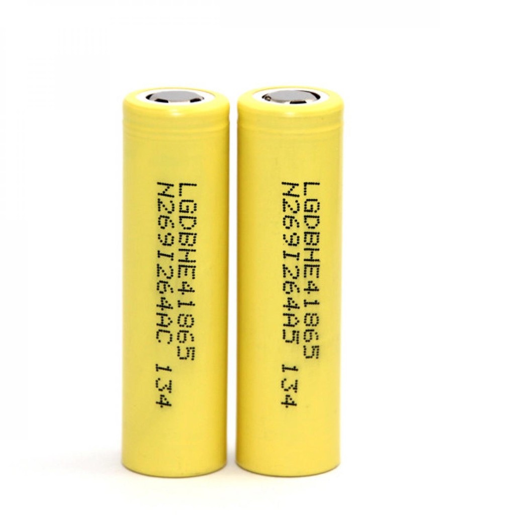 LG HE4 18650 Li-ion Battery 2500mAh 3.6V with Flat Top