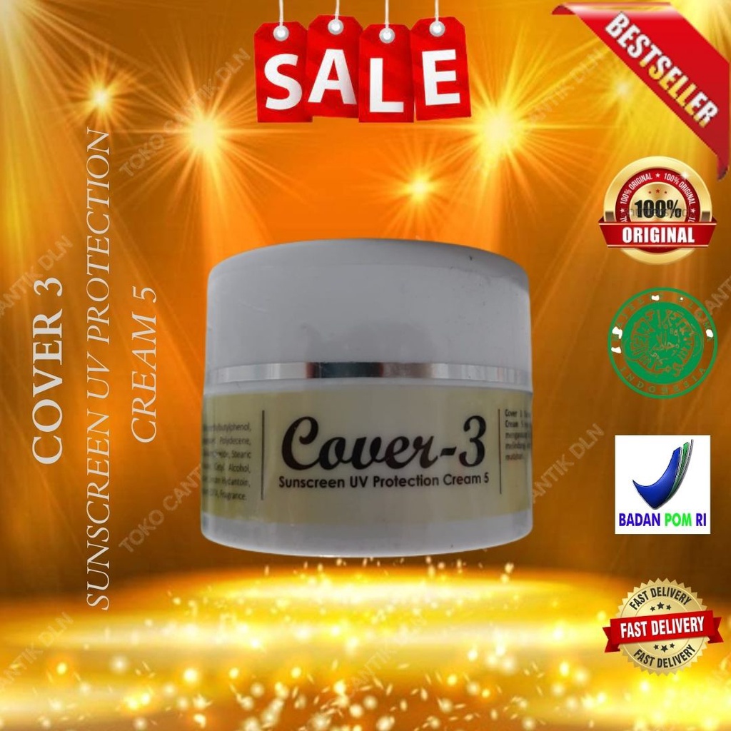cover-3 sunscreen uv protection cream 5 MF (Matte Finish) spf 50