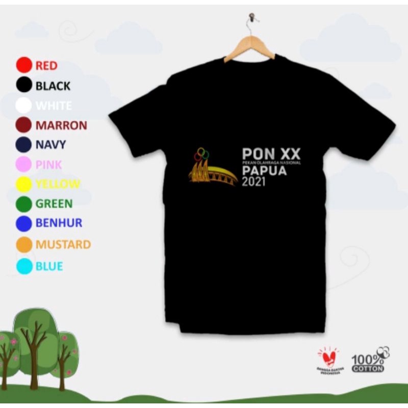 baju kaos pon Papua xx