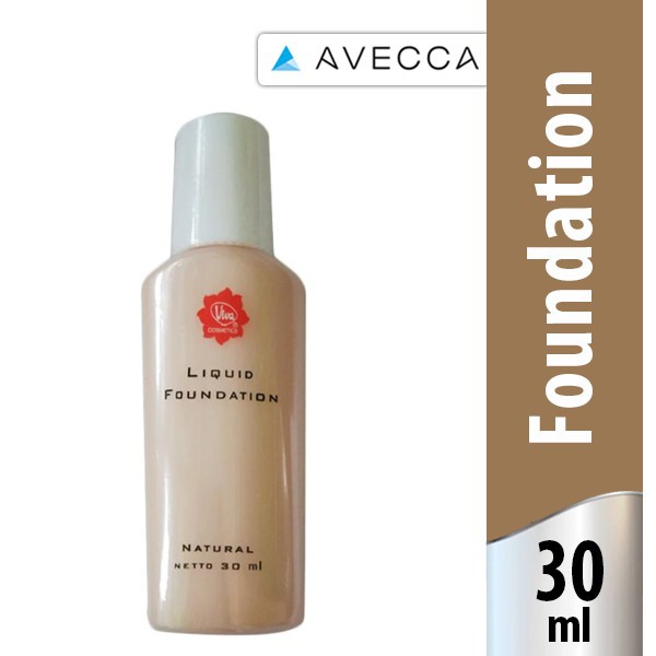 Viva Liquid Foundation Natural / Alas Bedak / Bedak Cair