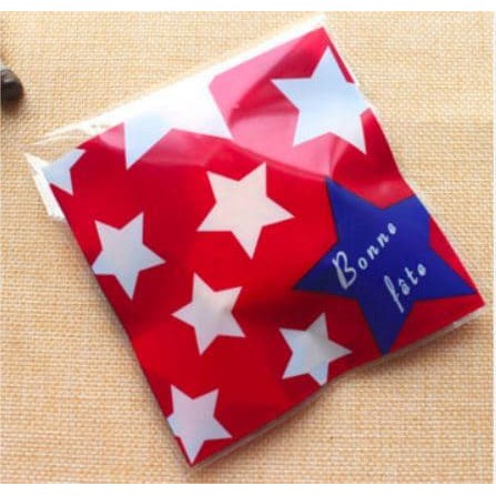 

CVCV240 Plastik Fancy Cookies - Kue Permen Accessories White Blue Star