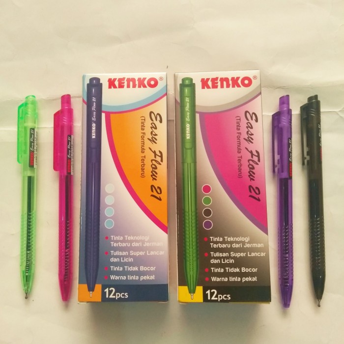 

Hot Sale Pulpen Kenko Easy Flow 21 Tinta Hitam Dan Biru Harga Perkotak Isi 12 P Hot Sale