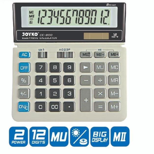 

Flash Sale Calculator Kalkulator Joyko CC-800 12 Digits 원