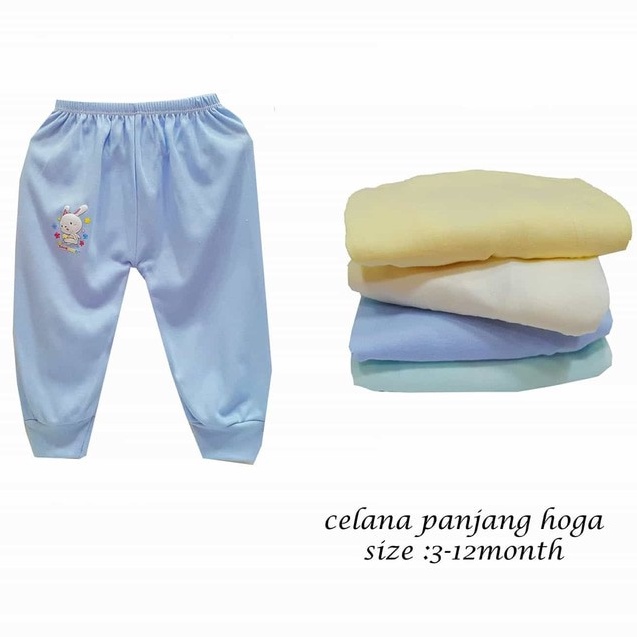 Promo !! HOGA - 3PC CELANA PANJANG BAYI POLOS/CELANA PANJANG BAYI MURAH