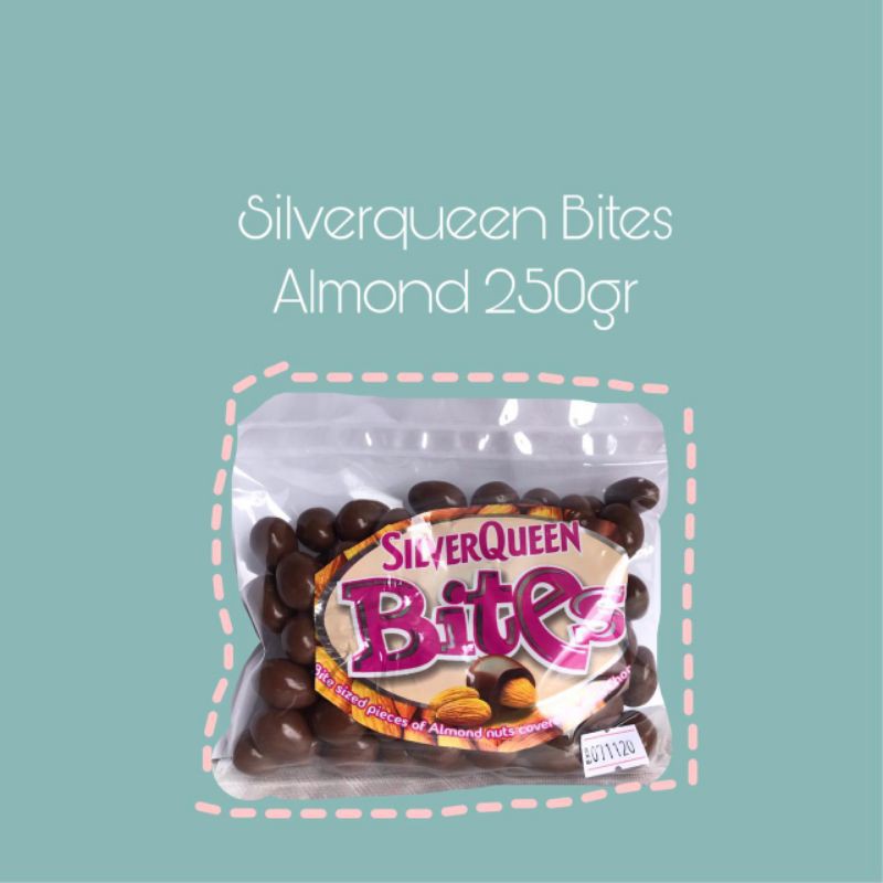 

Silverqueen bites almond 250gram
