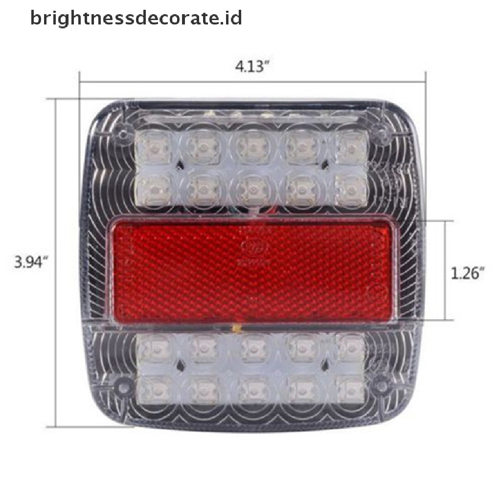 (Birth) Lampu Belakang / Mundur 26-led Untuk Plat Nomor Truk / Trailer