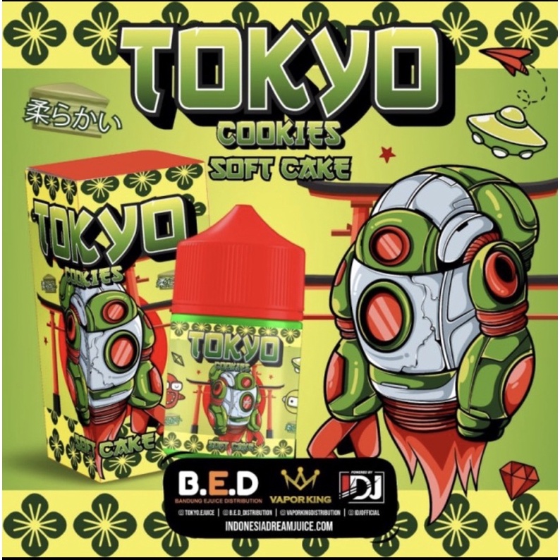 TOKYO COOKIES V2 LIQUID 60ML BY BED I VAPORKING