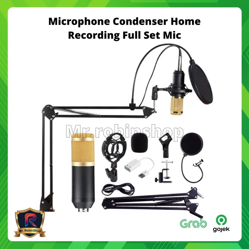 PAKET SUPER KOMPLIT Microphone Condenser BM800