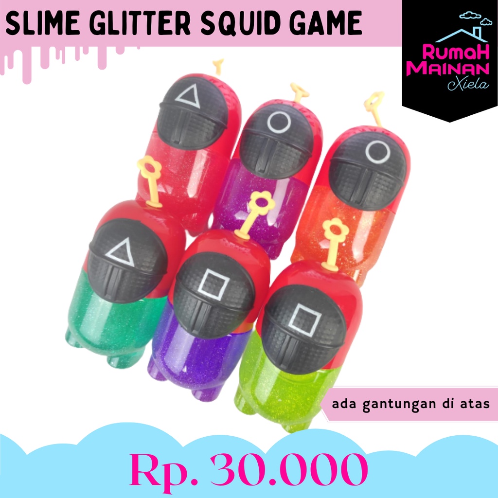 [RMX] SLIME GLITTER SQUID GAME - MAINAN SLIME PENGHILANG STRESS