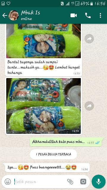 Set Bantal Guling Foto Balita
