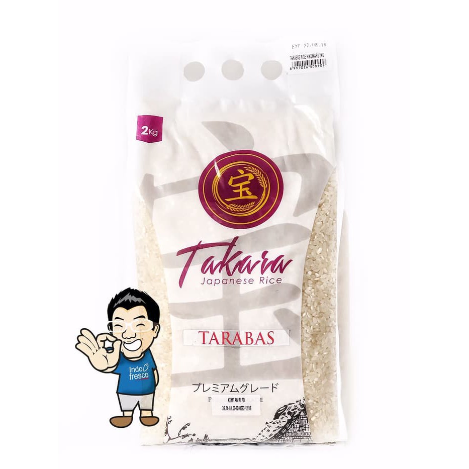 

Takara Japonica Rice Nikomaru/ Beras jepang- 2 kg