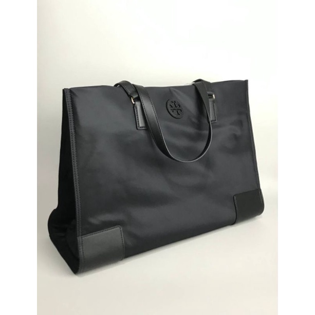 Tory Burch Ella Nylon Large Black/ tas tory burch ori