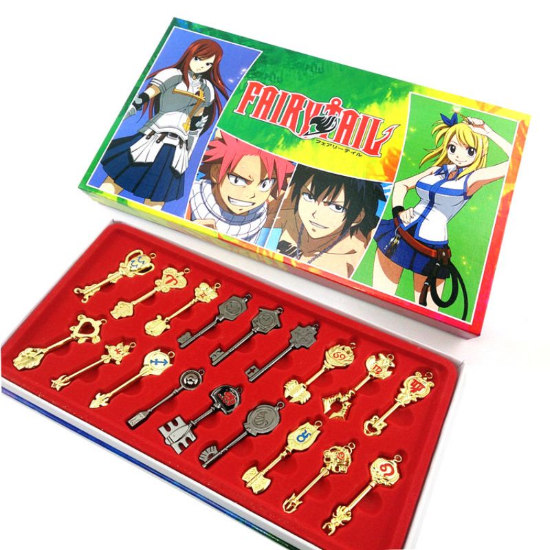 weapon set fairy tail anime weapon key set fairy tail key anime figure fairy tail actuon figure fair