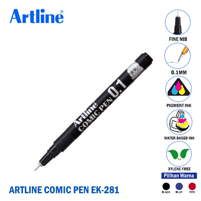 

ARTLINE EK-281 COMIC PEN 0.1MM