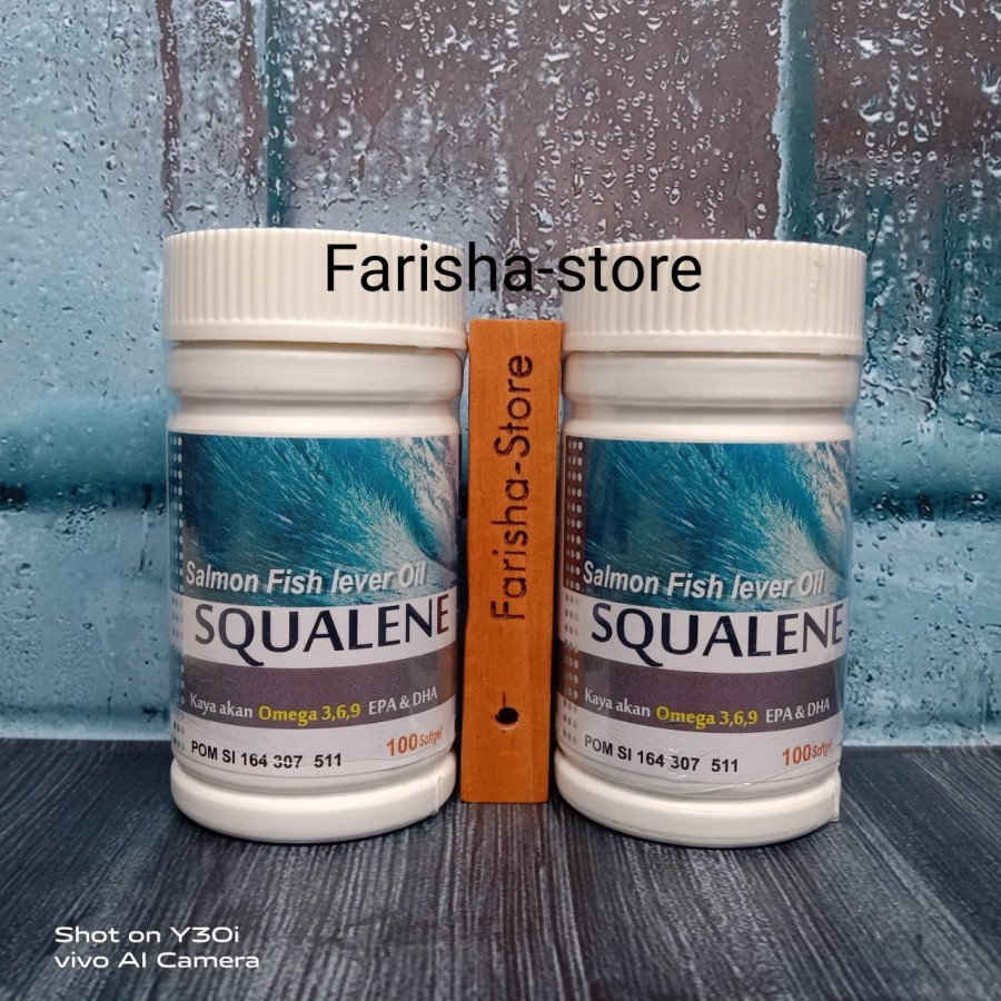 Salmon Fish Lever Oil SQUALENE 100 Kapsul