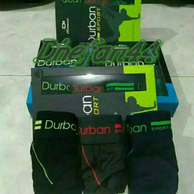 DURBAN SPORT 573 - CD Pria 3pcs Pakaian Dalam Pria KATUN Ready COD