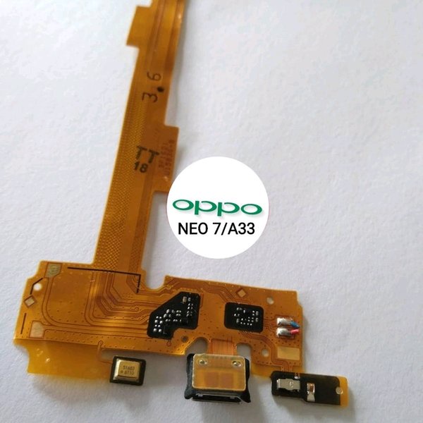 Flexible konektor charger oppo neo 7 a33 a33w plus microfone