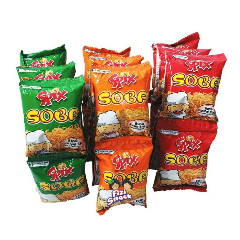 

SPIX Soba Renceng - Netto 10 bks x 10 gr