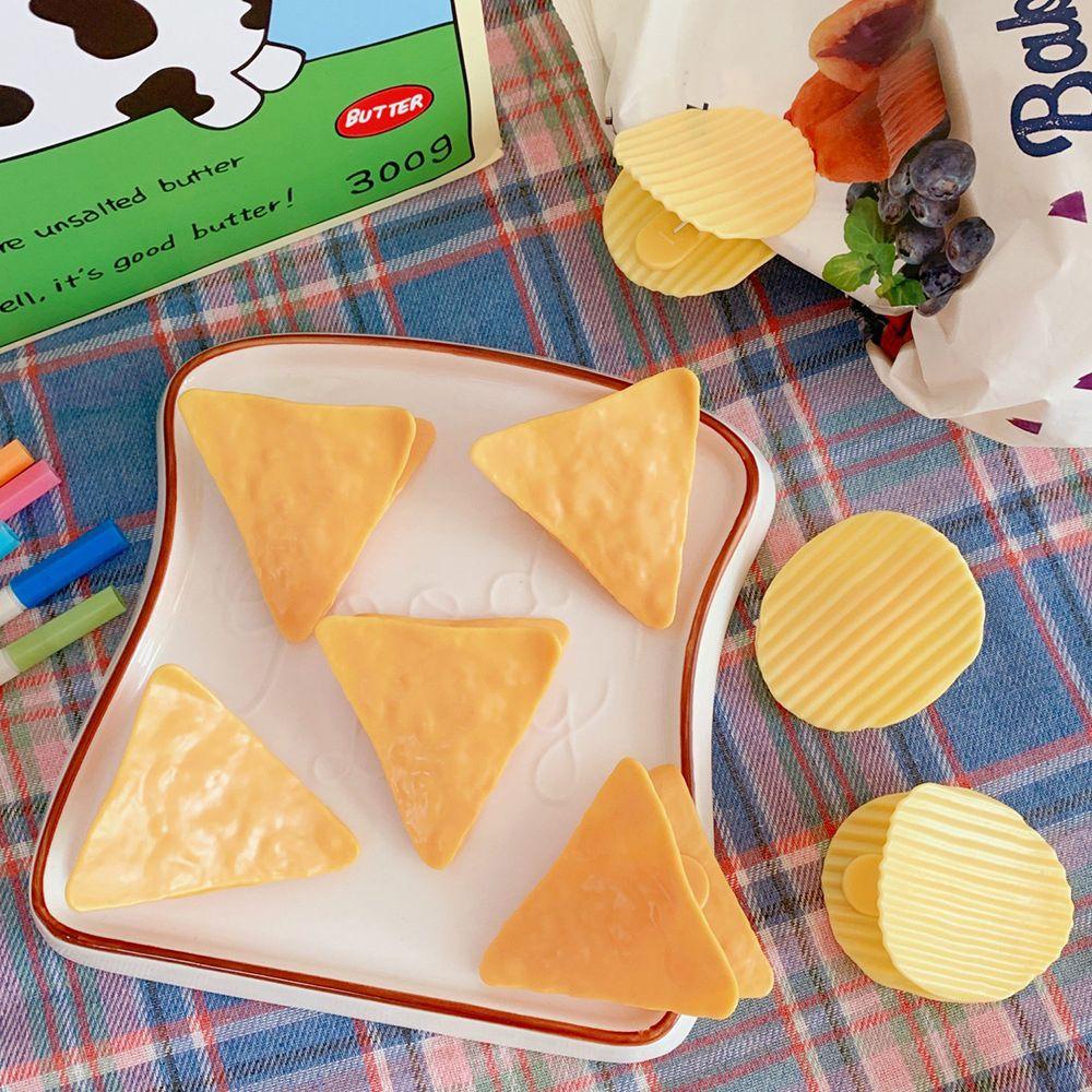[Elegan] Klip Penyegel Lucu Sederhana Bentuk Keripik Kentang Buku Penyimpanan Snack Test Kertas storage folder